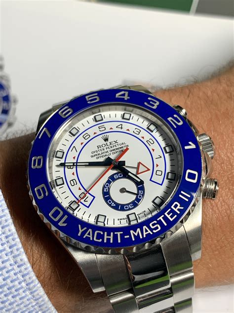 rolex yacht-master ii 116680|yacht master two tone.